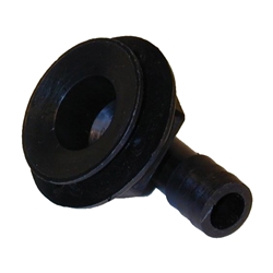 TH Marine All Purpose 90 Degree Hatch Drain- Black